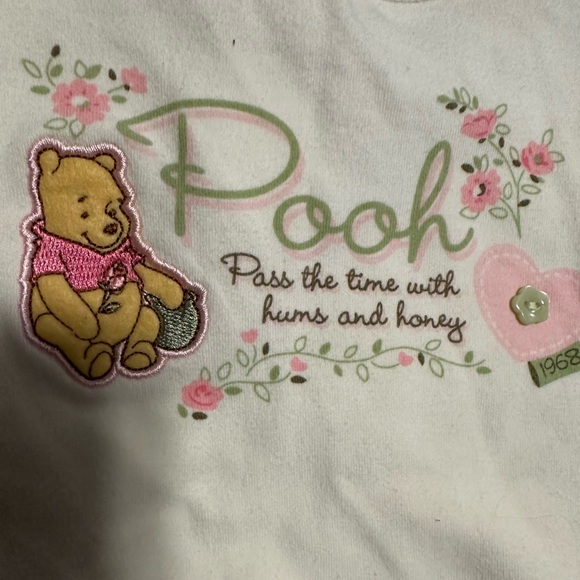 Disney Cream Long Sleeve Tee with Cartoon Graphic - Picture 2 of 5